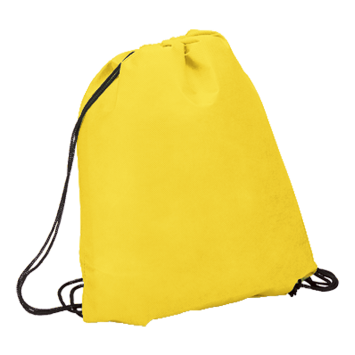 Drawstring Bag Non-Woven - Yellow