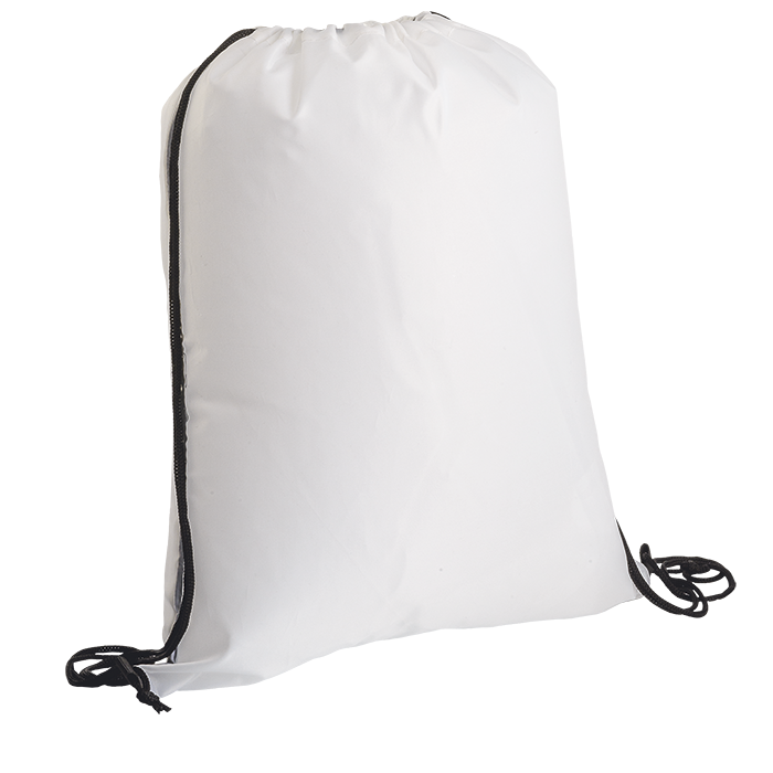 Lightweight Drawstring Bag 210D - White
