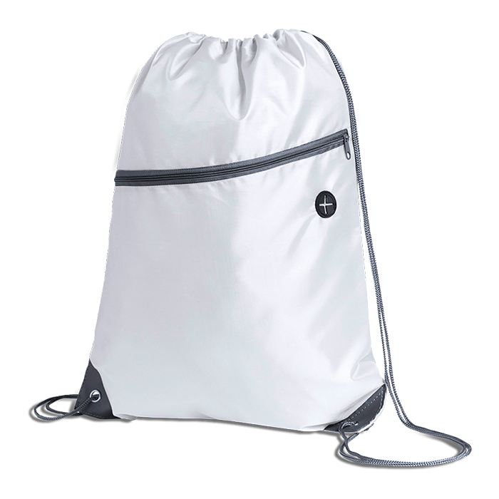 Blades Drawstring Bag - White