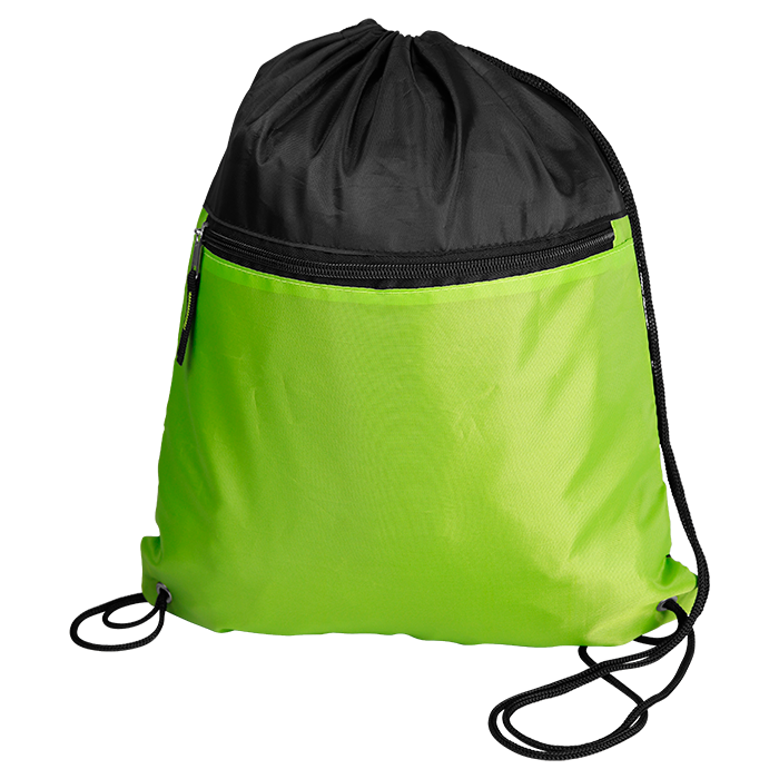 Sling Bag With Front Pocket 600D - Lime