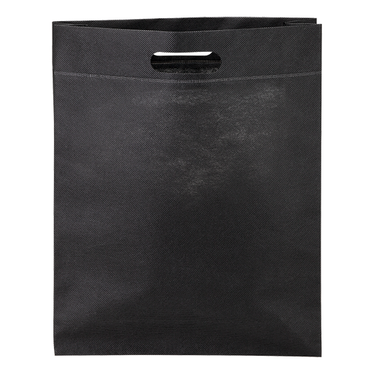 Non Woven Shopper with Bottom Gusset - Black