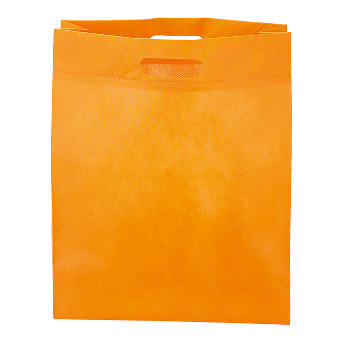 Non Woven Shopper with Bottom Gusset - Orange