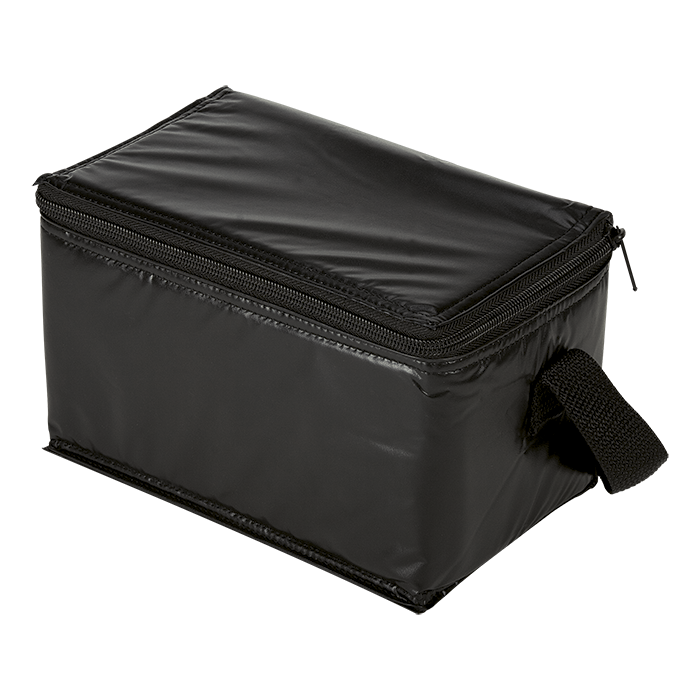 6 Can Cooler Vinyl - Black