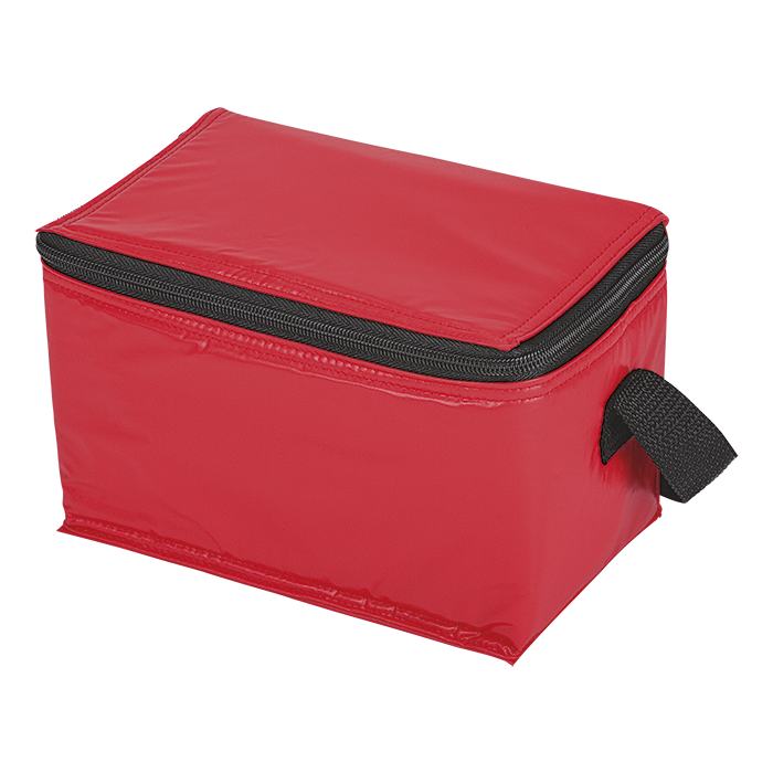 6 Can Cooler Vinyl - Red