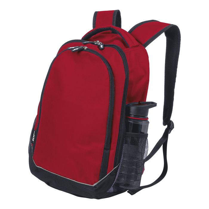 BRT Chrome Back Pack - Red/Black