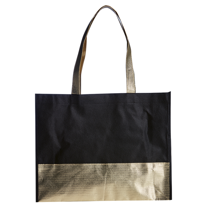 Non-Woven Glamour Shopper - Rose Gold