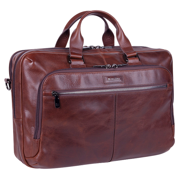 Cellini Infinity Large Business Case With Scanstop - Brown