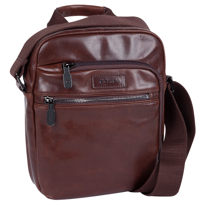 Cellini Infinity Crossbody Sling With Scanstop - Brown