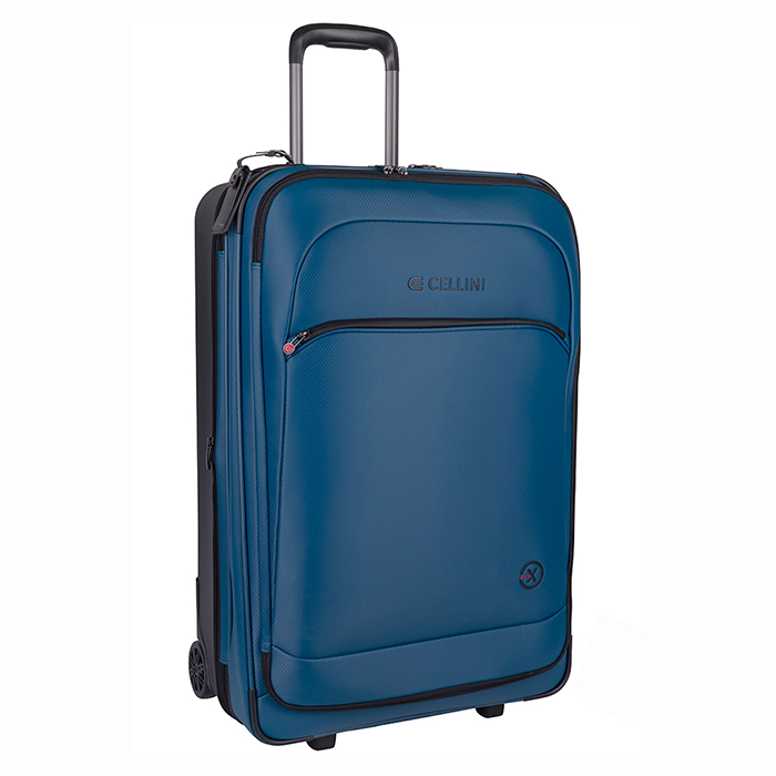 Cellini Pro X Large 4 Wheel Trolley Case - Blue