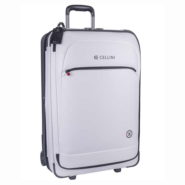 Cellini Pro X Large 4 Wheel Trolley Case - White