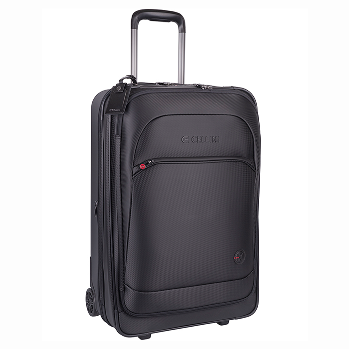 Cellini Pro X Medium 4 Wheel Trolley Case - Black