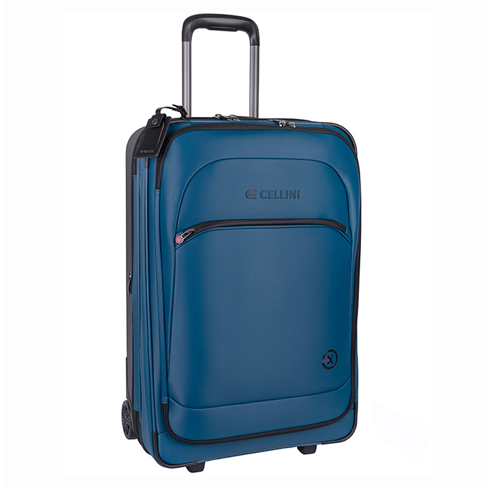 Cellini Pro X Medium 4 Wheel Trolley Case - Blue