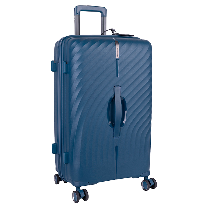 Cellini Xpedition Medium Trolley Trunk Case - Navy