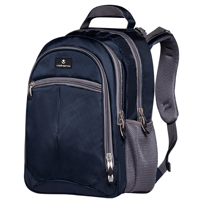 Volkano Orthopaedic Series 27 L Backpack - Navy/Grey