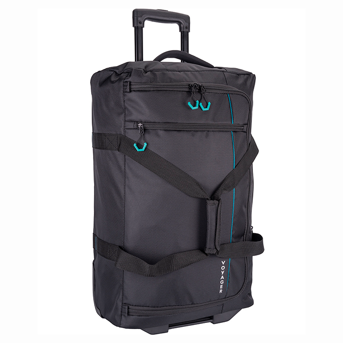 Voyager Trek Medium Trolley Duffel - Black