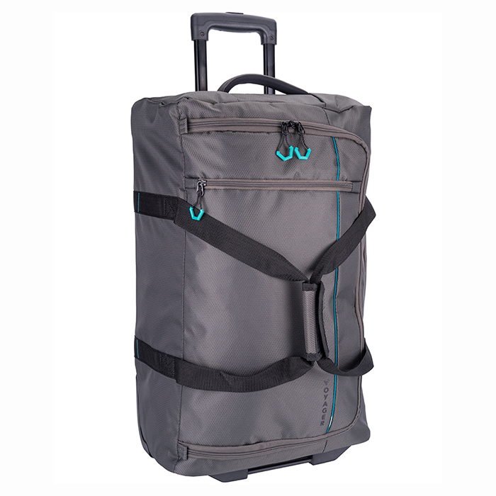 Voyager Trek Medium Trolley Duffel - Granite