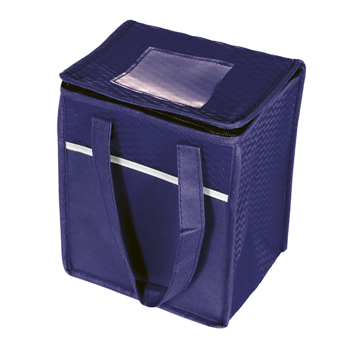 9 Can Wave Design Cooler - Navy