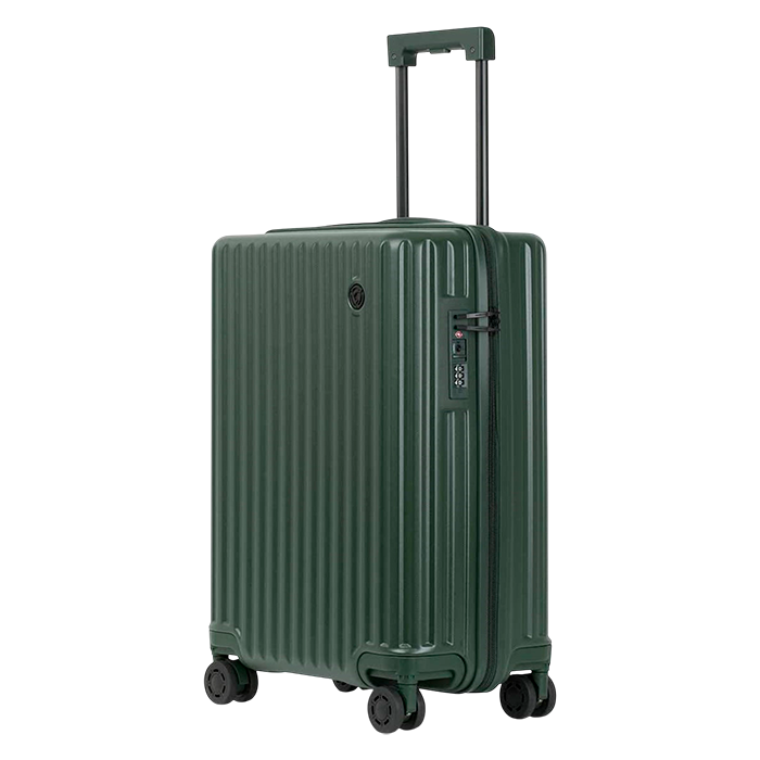 Conwood Vector 55cm 100% Pc Carry On Trolley Case - Green