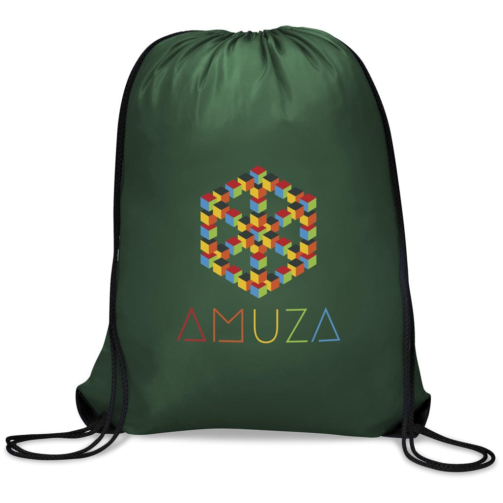 Symphony 210D Drawstring Bag - DARK GREEN