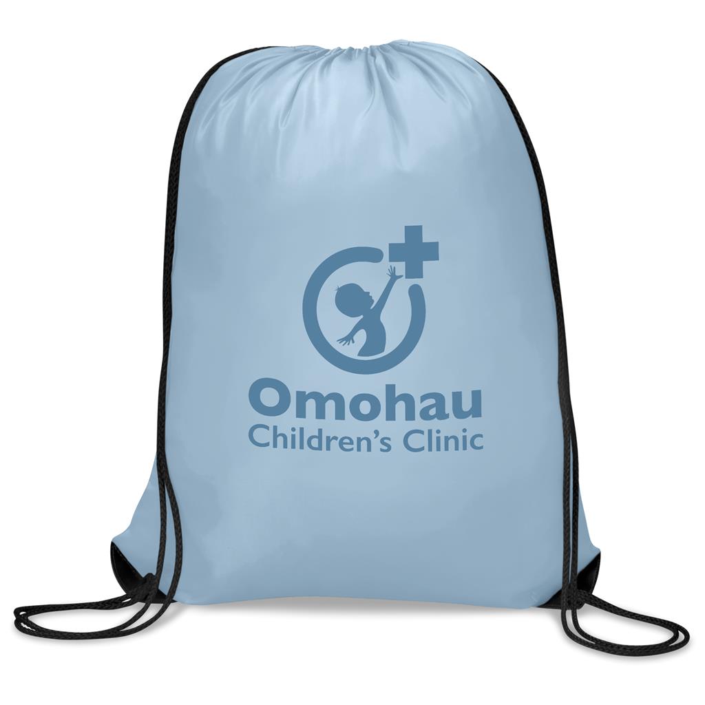 Symphony 210D Drawstring Bag - LIGHT TURQUOISE