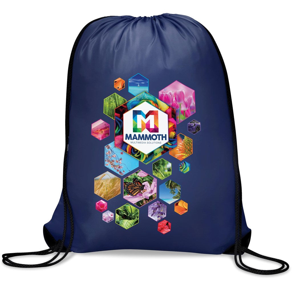 Symphony 210D Drawstring Bag - NAVY