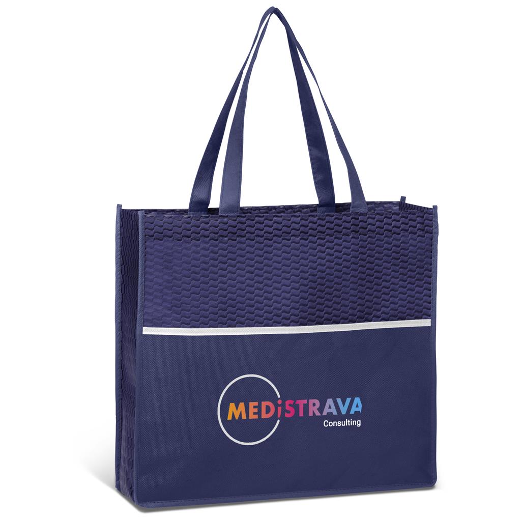Brighton Non-Woven Shopper - NAVY