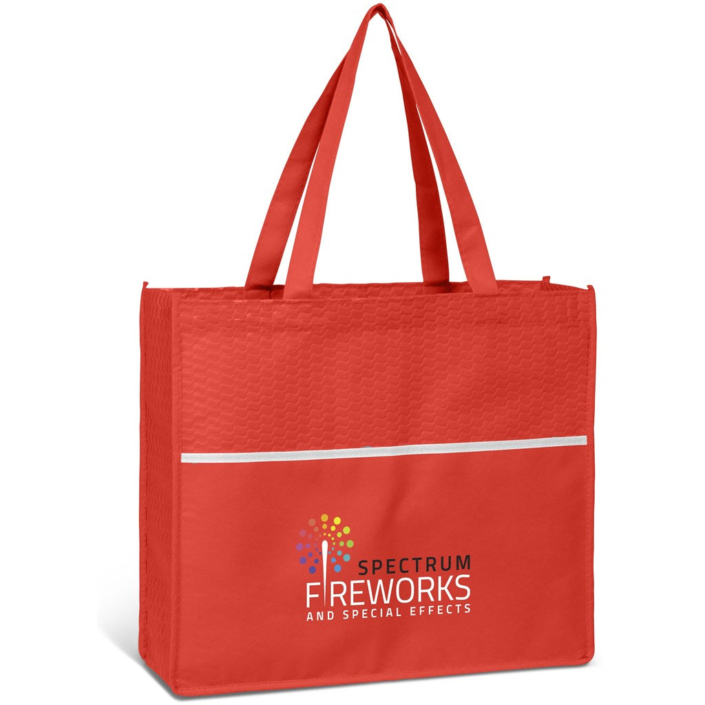 Brighton Non-Woven Shopper - RED