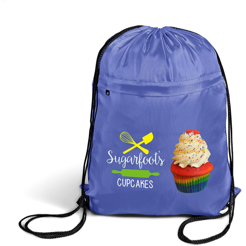 Northstar 210D Drawstring Bag - BLUE