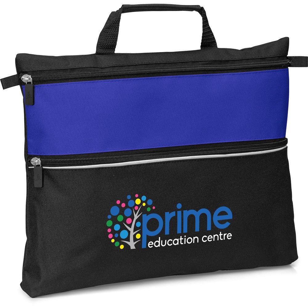 Graffiti Document Bag - BLUE