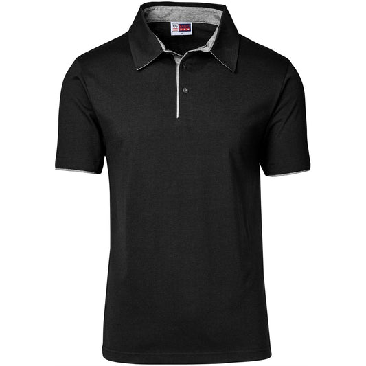 Mens Delta Golf Shirt - Black
