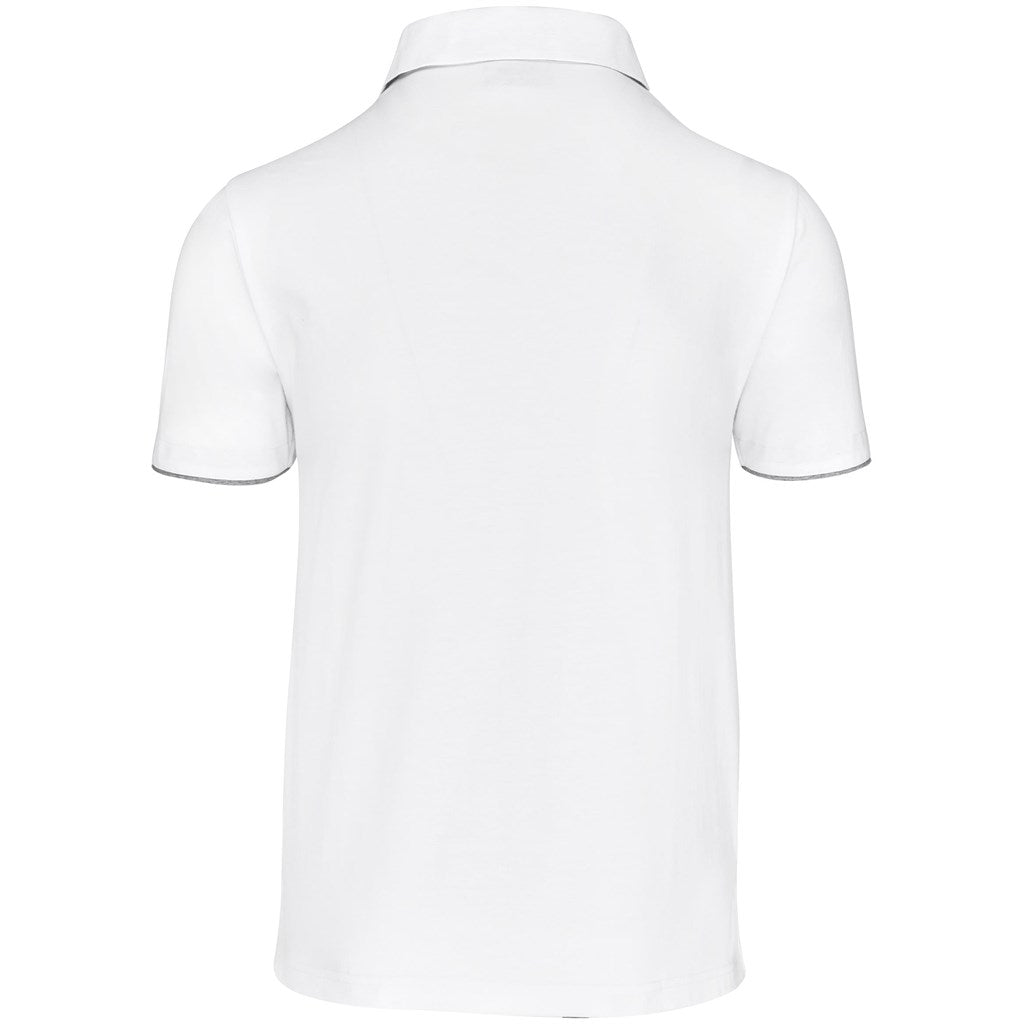 Mens Delta Golf Shirt - White