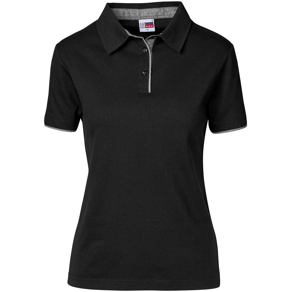 Ladies Delta Golf Shirt - BLACK