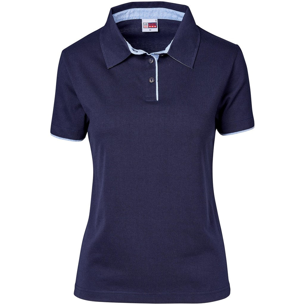 Ladies Delta Golf Shirt - NAVY