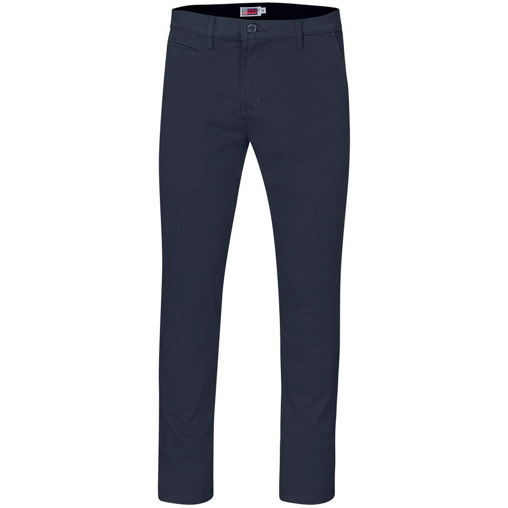 Mens Superb Stretch Chino Pants - NAVY