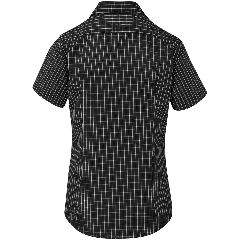 Ladies Short Sleeve Aston Shirt - Black