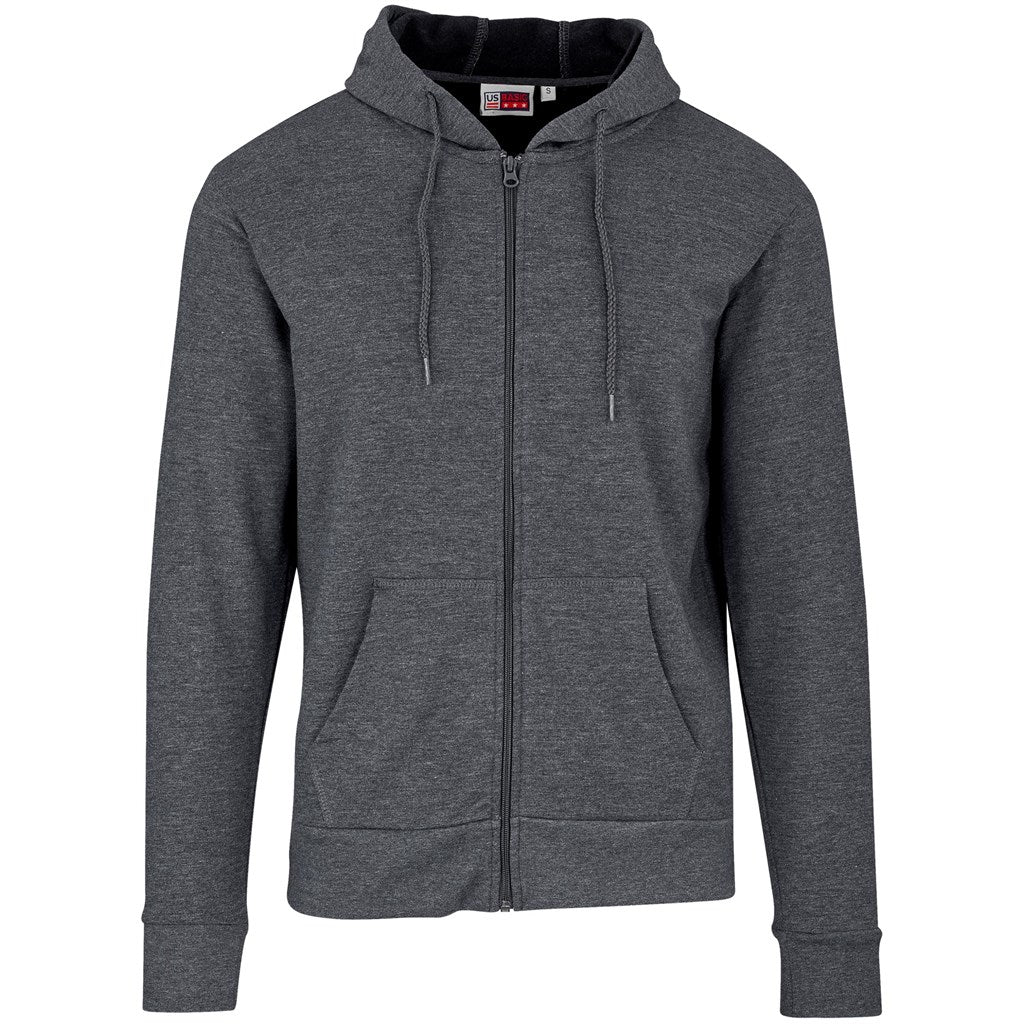 Mens Bravo Hooded Sweater - CHARCOAL
