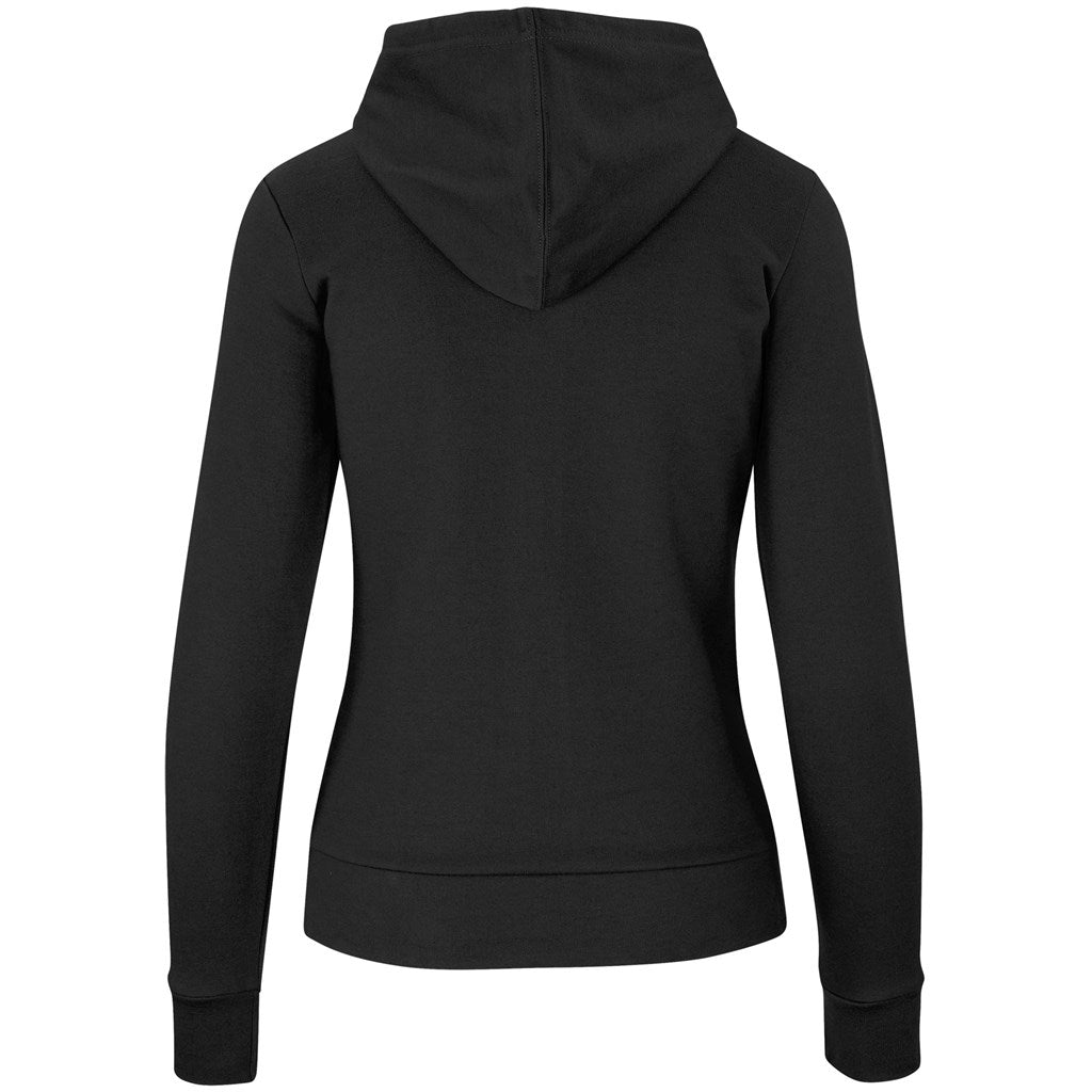 Ladies Bravo Hooded Sweater - Black
