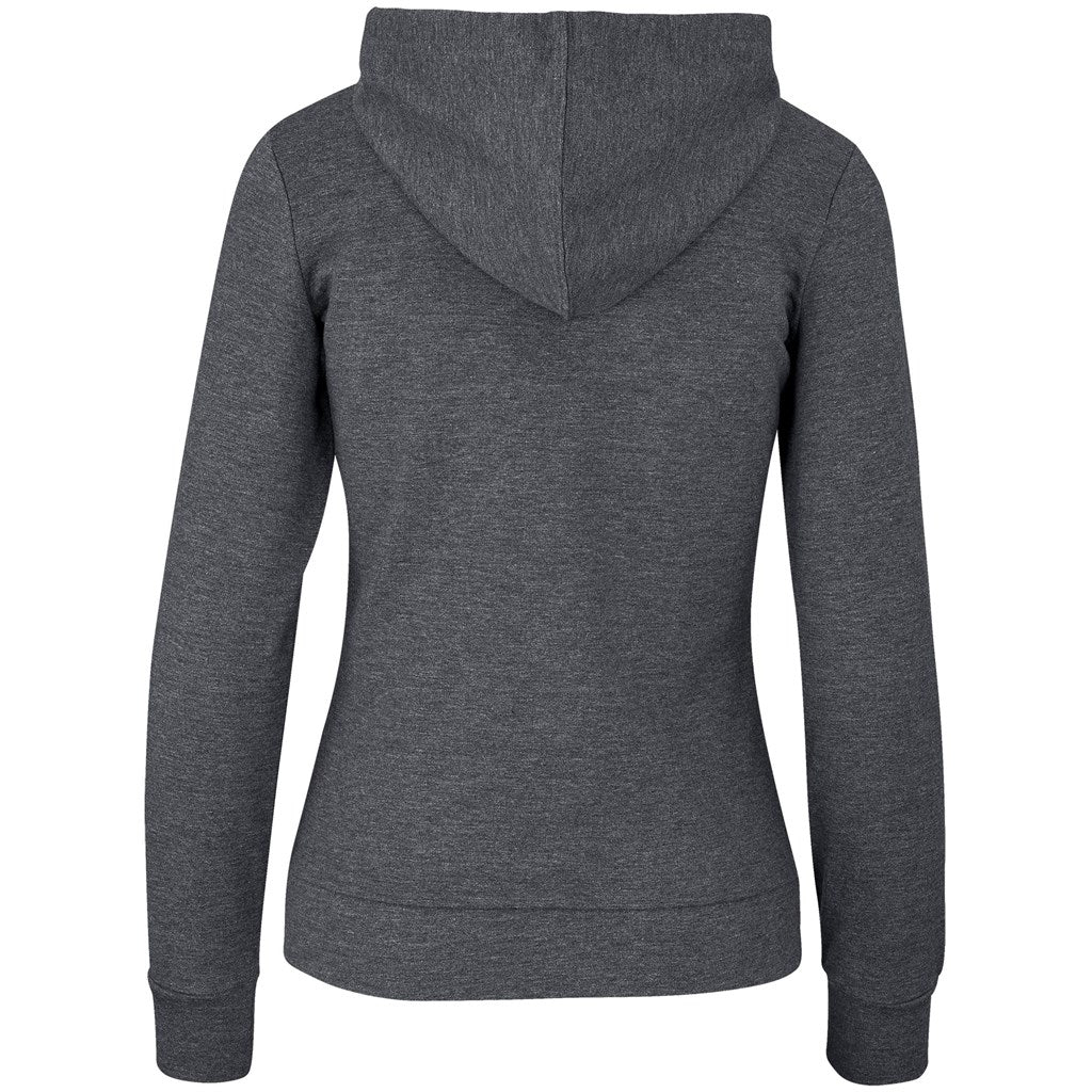 Ladies Bravo Hooded Sweater - Charcoal