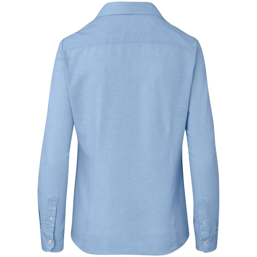 Ladies Long Sleeve Aspen Shirt - Blue
