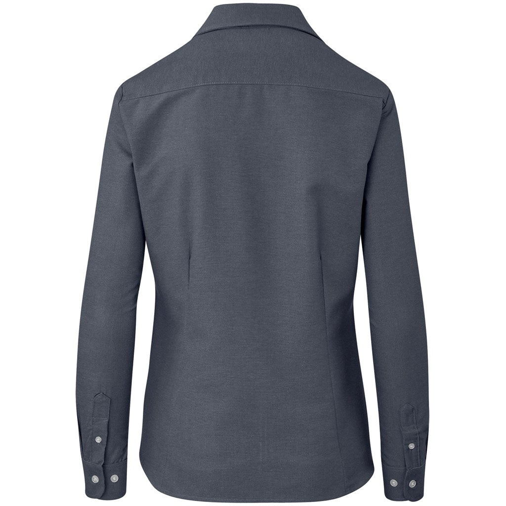 Ladies Long Sleeve Aspen Shirt - Grey