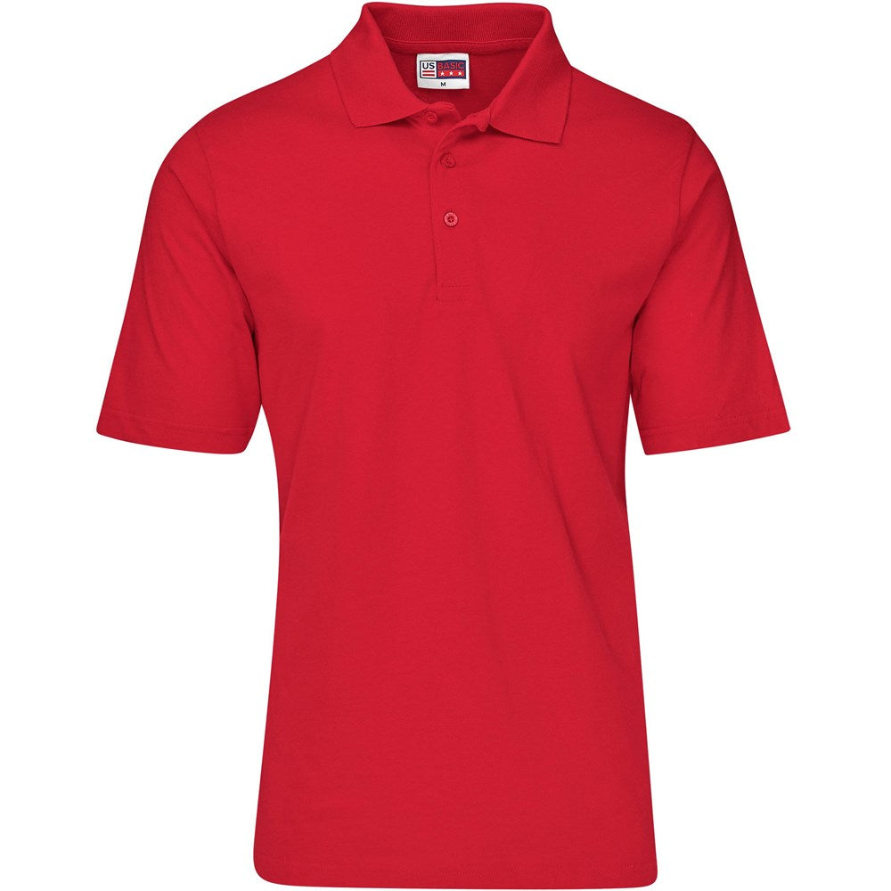 Mens Cardinal Golf Shirt - RED
