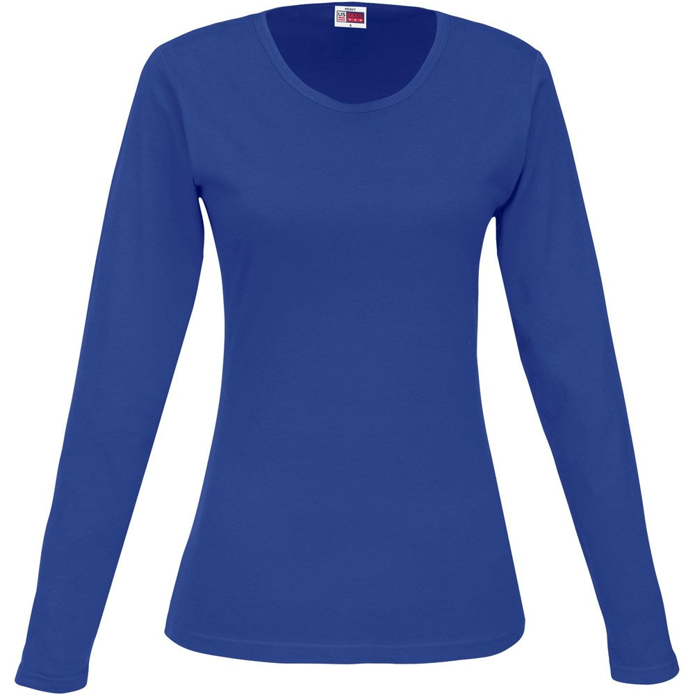 Ladies Long Sleeve Portland T-Shirt - ROYAL BLUE