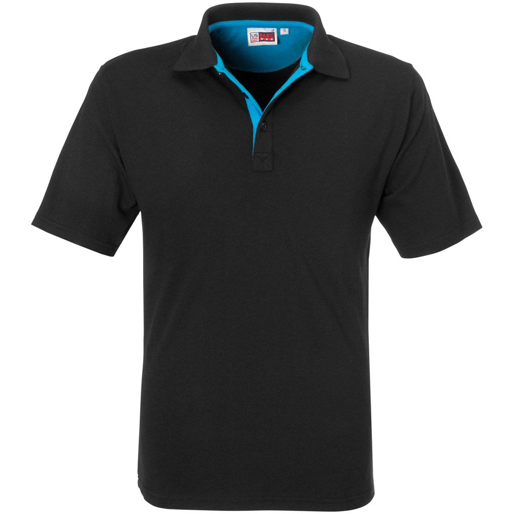 Mens Solo Golf Shirt - AQUA