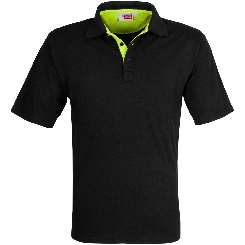 Mens Solo Golf Shirt - LIME
