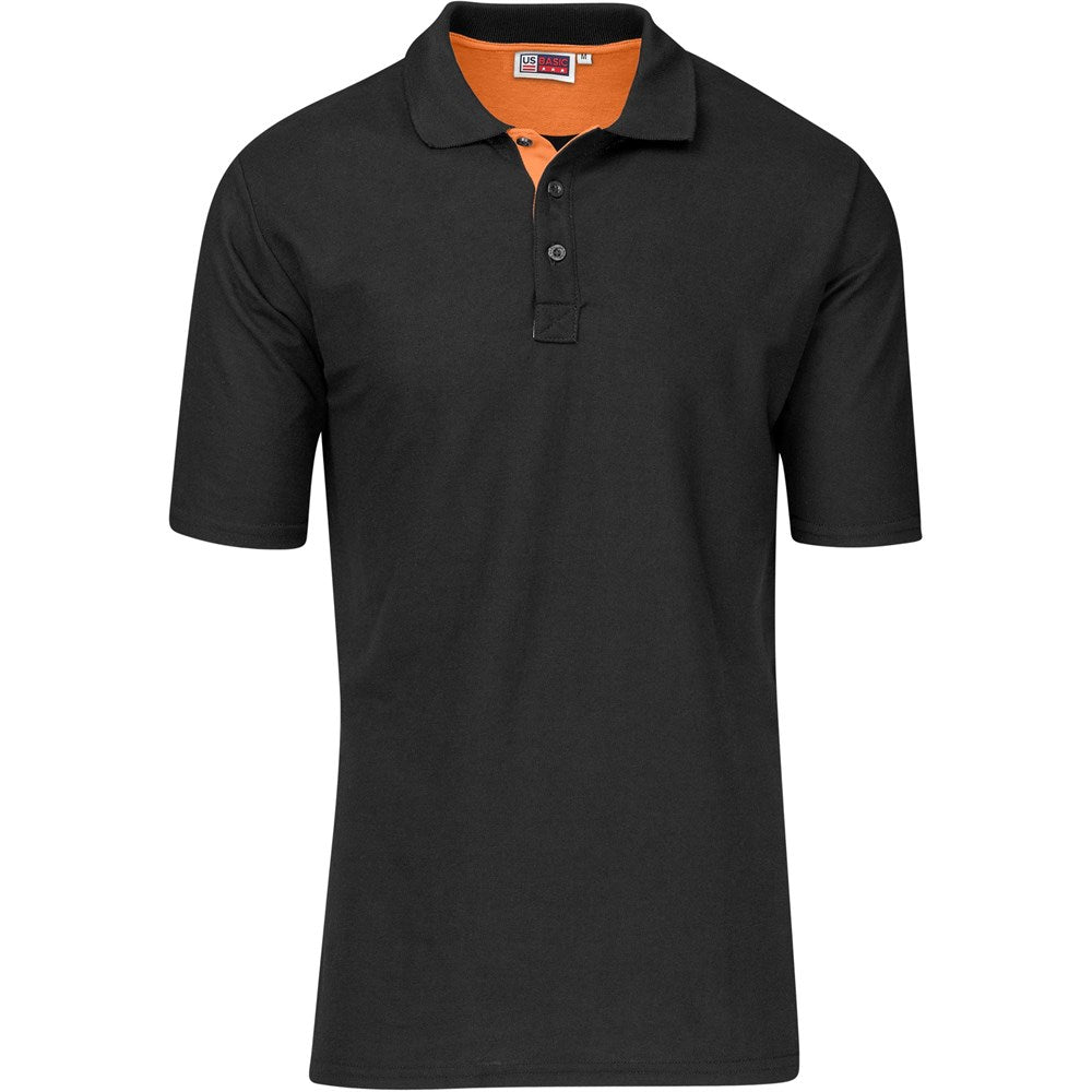 Mens Solo Golf Shirt - ORANGE