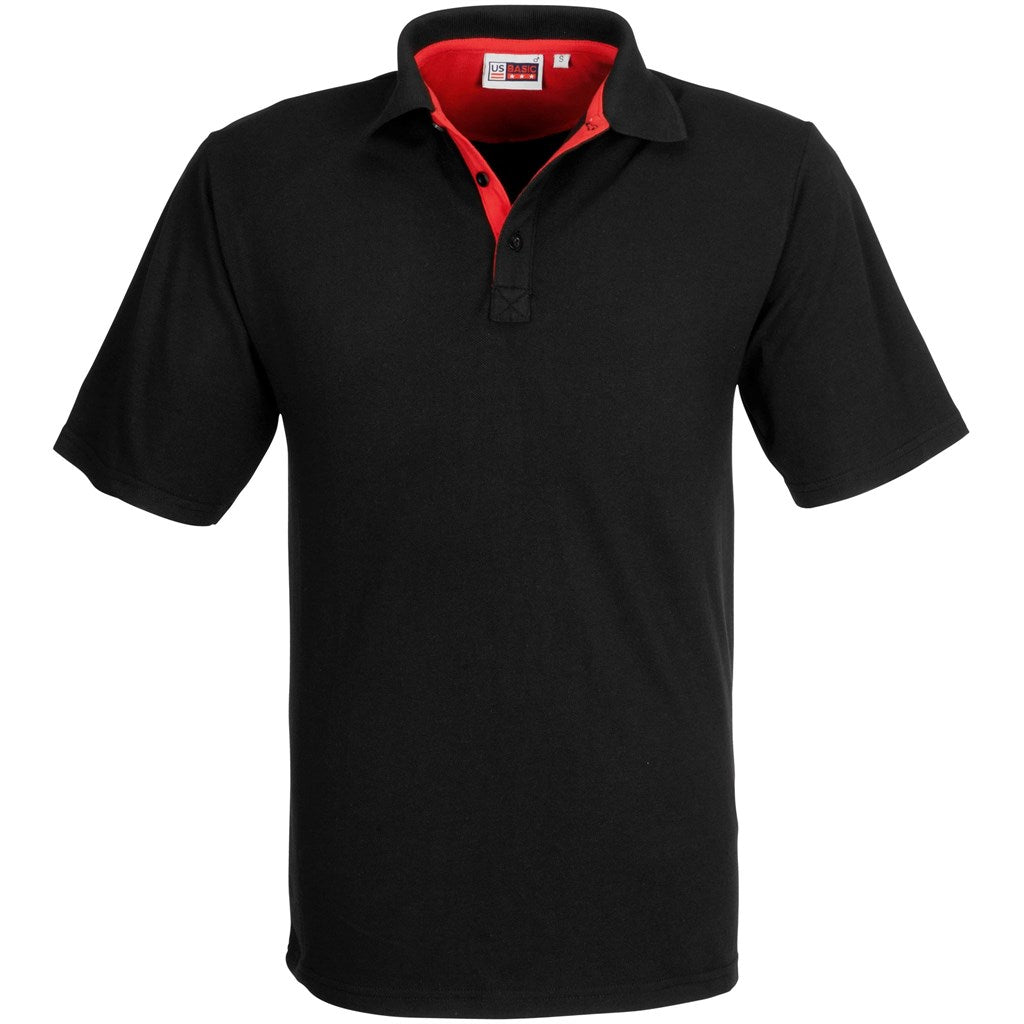 Mens Solo Golf Shirt - RED