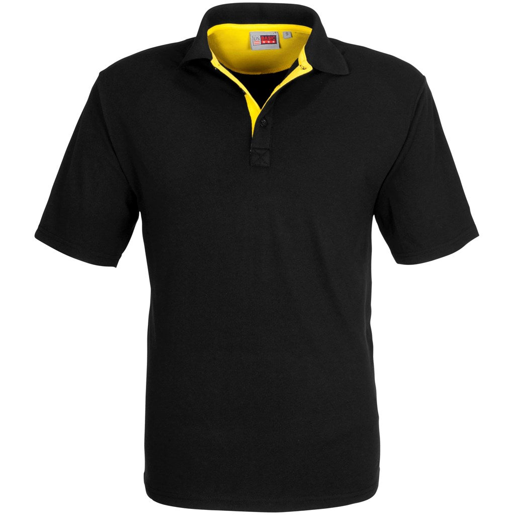 Mens Solo Golf Shirt - YELLOW