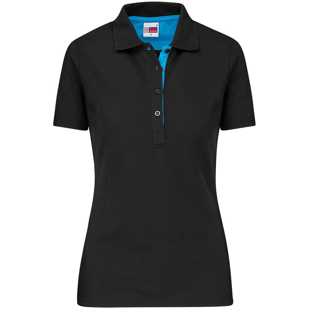 Ladies Solo Golf Shirt - AQUA