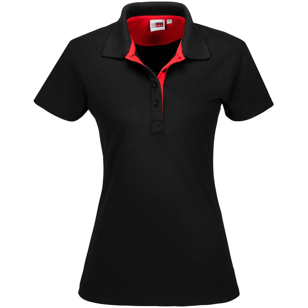 Ladies Solo Golf Shirt - RED