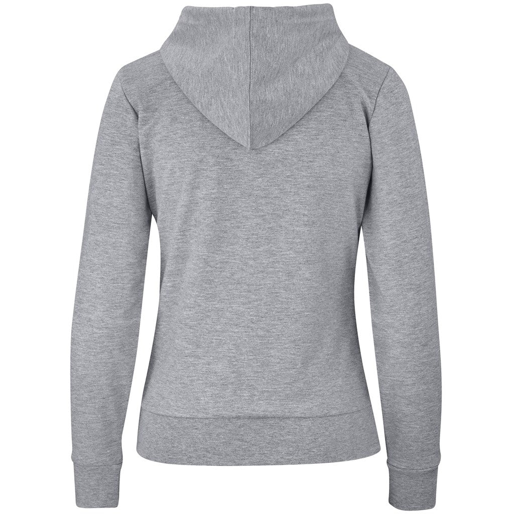 Ladies Omega Hooded Sweater - Grey